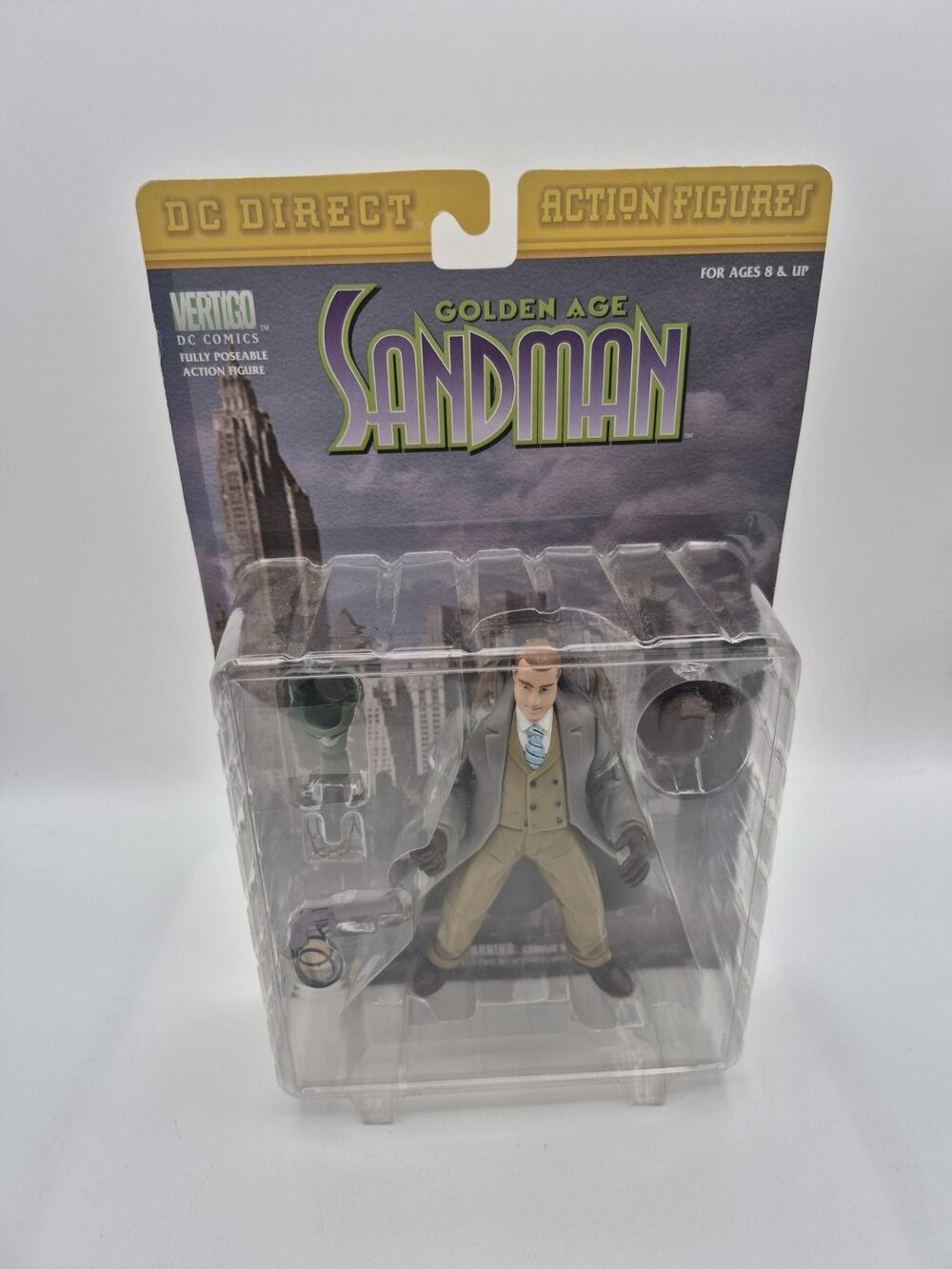 Vintage DC Direction Golden Age Sandman Vertigo Action Figure 1999 New Sealed